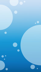 Abstract water bubble background vector image.