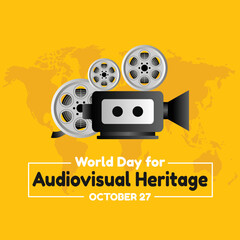 World Audiovisual heritage day is observed each year on October 27.