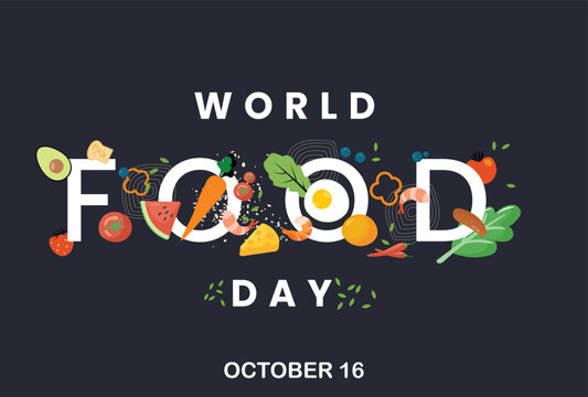 World Food Day illustration vector is suitable for social media, banner,