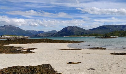 White Beach at Sommaroy neat Tromso, Norway