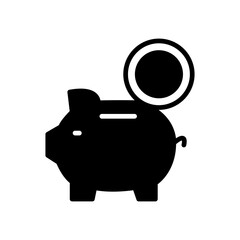 Piggy bank icon