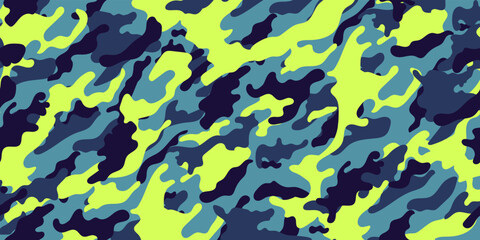 Fototapeta na wymiar Vector camouflage pattern for clothing design. Trendy camouflage military pattern 