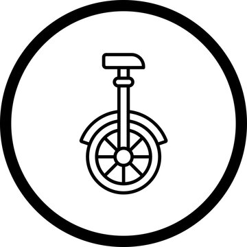 recommend clip art: Monocycle Icon Style