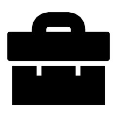School Bag Flat Vector Icon