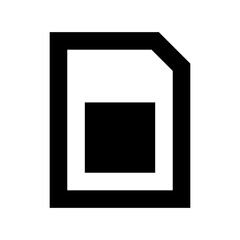 Sim Flat Vector Icon
