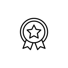 Quality line icon. Simple element illustration. Quality concept outline symbol design.