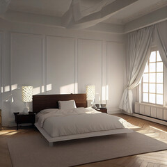 white bedroom