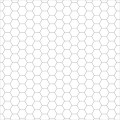 Honeycomb, seamless texture, equilateral hexagons, vector pattern