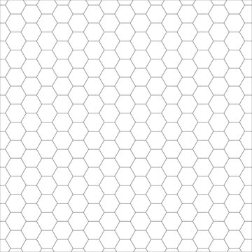 Honeycomb, seamless texture, equilateral hexagons, vector pattern