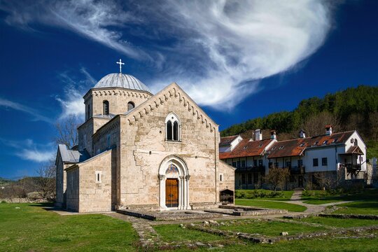 Gradac Monastery in Serbia
