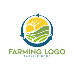 Farming Logo Design Vector