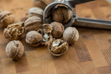 walnuts on a table