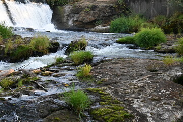 Fototapeta premium waterfall in the mountains