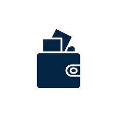 Wallet line icon. Simple element illustration. Wallet concept outline symbol design.