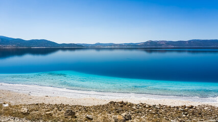 Lake Salda is one of Turkey's deepest, clearest and cleanest tectonic lakes.
