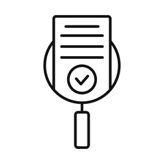 evaluate result icon like assess report