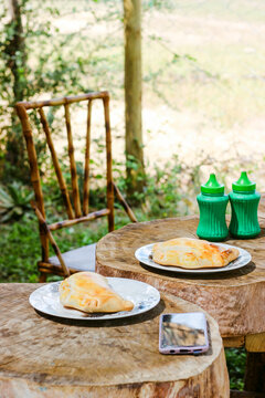 breakfast in the garden