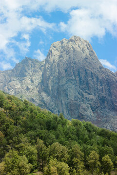 mountain landscape with sky