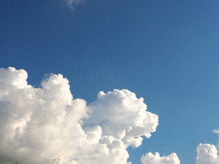 blue sky with clouds