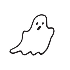 Cute ghost illustration