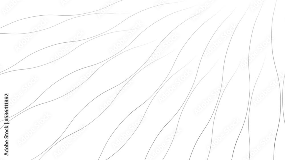 Poster seamless loop curved lines isolated on white background.