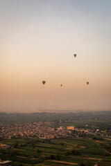 Hot Air Balloons Over Luxor, Egypt
