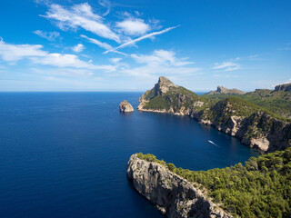 Península de Formentor en Mallorca.