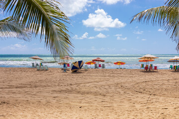Fototapeta na wymiar Partial view of Boa Viagem beach