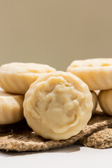 Decorative cosmetics for body care. Handmade soap.