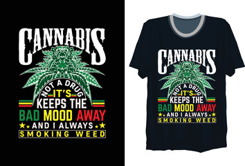 Marijuana, Cannabis, Weed Leaf Pattern Design Shirt. New Trendy Retro,Vintage And Color Full Design T Shirt