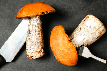Boletus in the kitchen