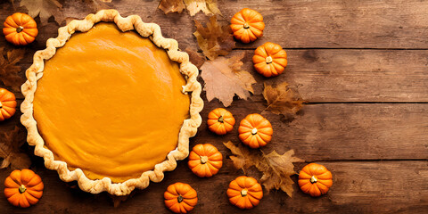 halloween candy corn and pumpkin pie