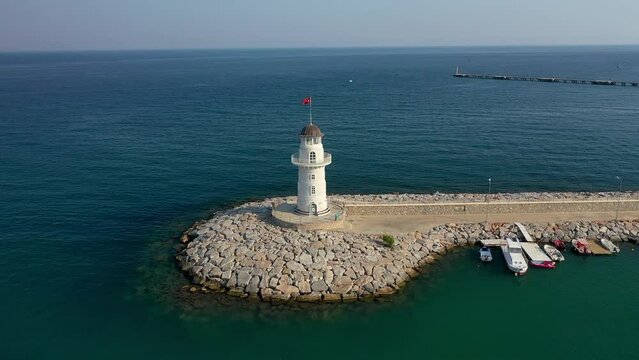 Lighthouse in the port