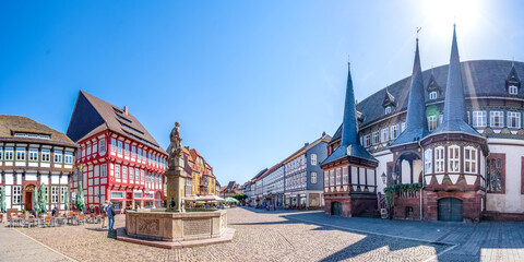Rathaus und Markt, Einbeck, Niedersachsen, Deutschland 