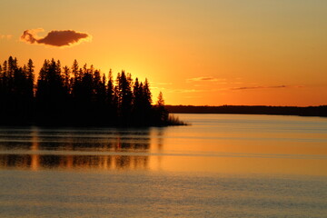 Fototapeta premium sunset on the islands