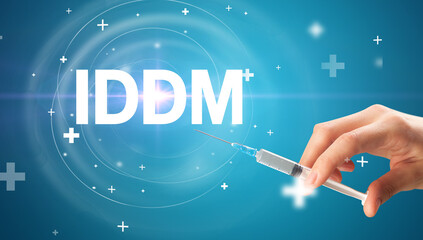 Syringe needle with virus vaccine