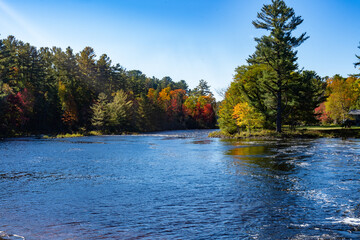 lake view near Algonquin National Park during Fall of 2022