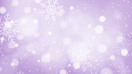 Obraz na płótnie Canvas Beautiful Christmas background with bokeh and snowflake design