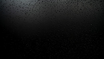 Water droplets on the floor with black background