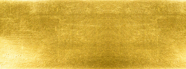Shiny yellow leaf gold foil texture - 536448049