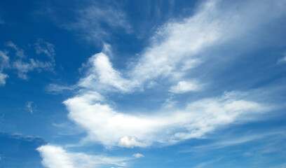 blue sky white clouds