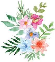 Simple Flower Watercolor