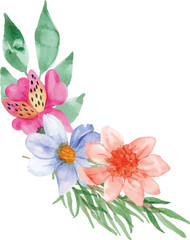 Simple Flower Watercolor