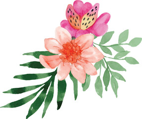 Simple Flower Watercolor