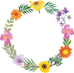 Simple Flower Watercolor