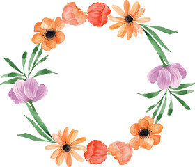 Simple Flower Watercolor