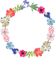 Simple Flower Watercolor