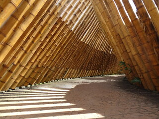  Detail in Guadua covered