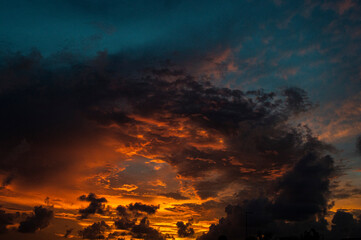 Rojo atardecer