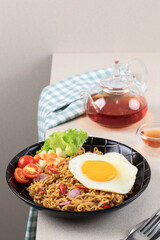 Indomie Goreng or Mie Goreng, Indonesian Popular Instant Noodle.